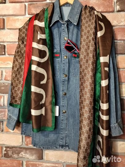 Рубашка джинсовая (Gucci)