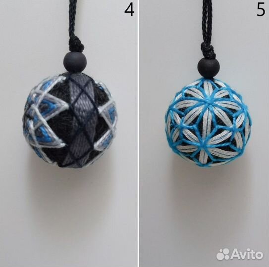 Брелок оберег новый темари-шар