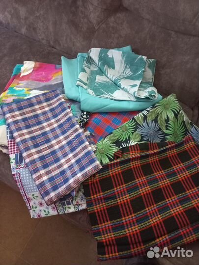 Отдам отрезы тканей пакетом
