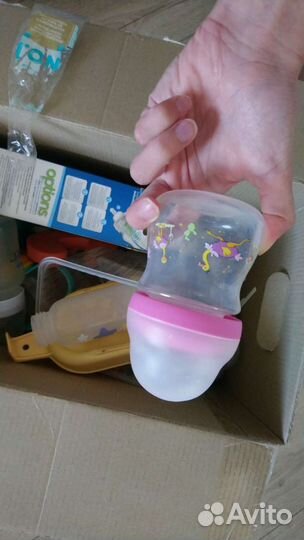 Бортики в кроватку бу, бутылочки