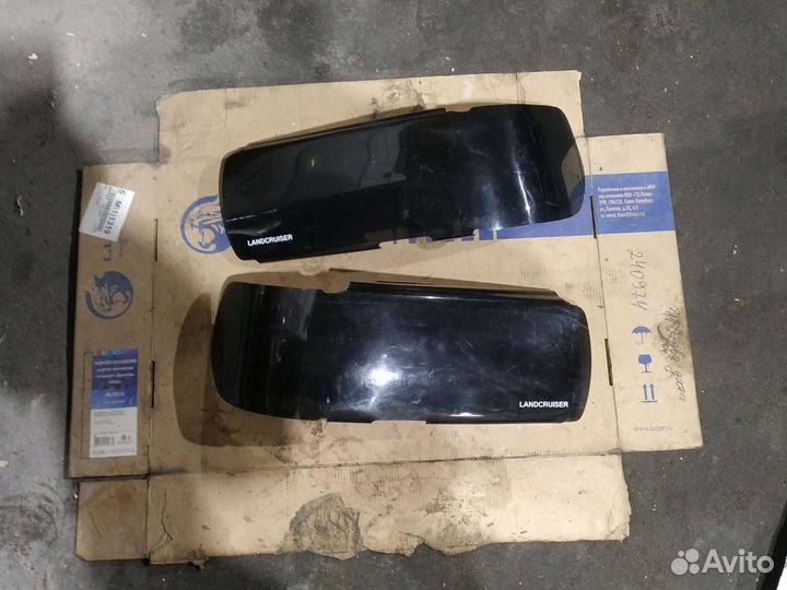Накладки на фары тойота Л/К 80 (оригинал)
