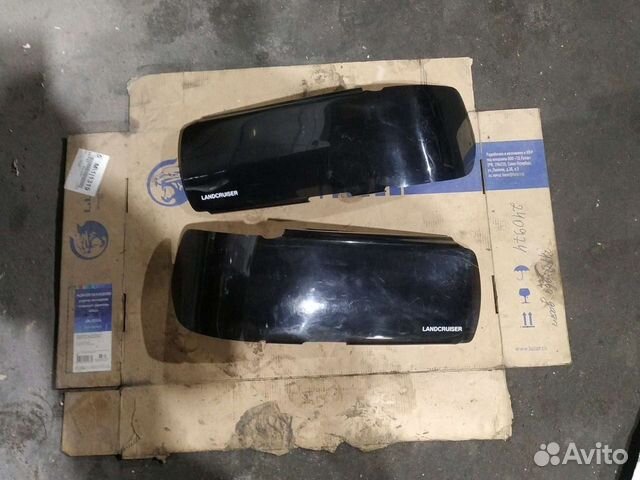 Накладки на фары тойота Л/К 80 (оригинал)