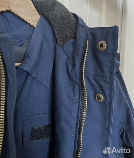 Офисная военная форма синяя военная парка