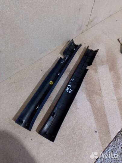 Пластик порога Kia Rio 3 Hyundai Solaris 1