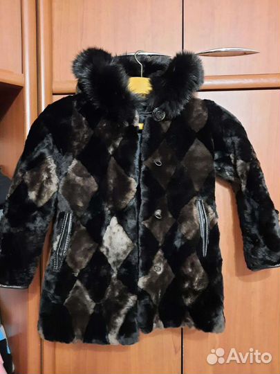 Шуба детская мутоновая