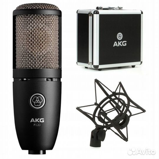 Студийный конденсаторный микрофон akg p220