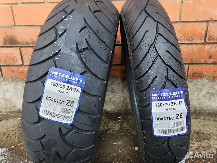 Комплект шин 120 70 17 и 180 55 17 спорт турист