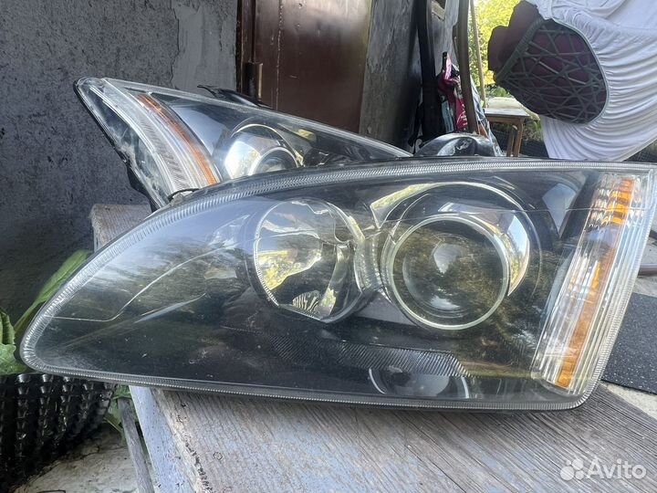 Фары ford focus 2 дорестайлинг черные