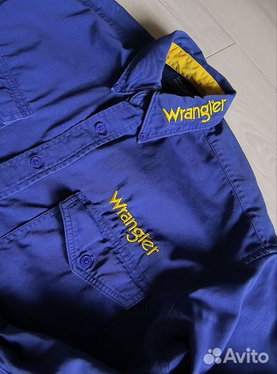 Wrangler workwear western denim shirt