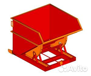 Контейнер бункер опрокидывающийся 1.0 м3 Модел