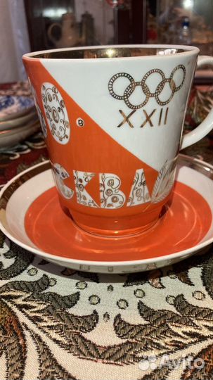 Чашка с блюдцем дулево