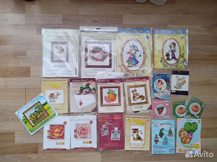 Вышивка. Схемы с остатками ниток