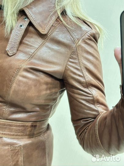 Куртка кожаная женская