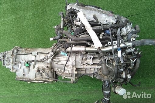 Двигатель в сборе двс nissan fuga Y50 vq35de