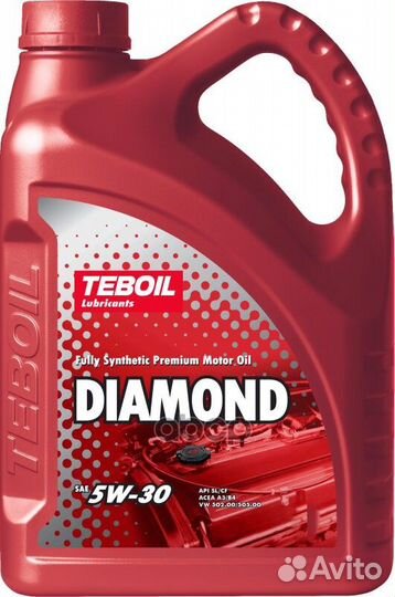 Масло моторное teboil diamond 5W30 SL/CF A3/B4