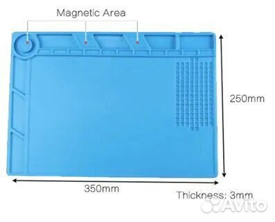 Термостойкий магнитный коврик для пайки