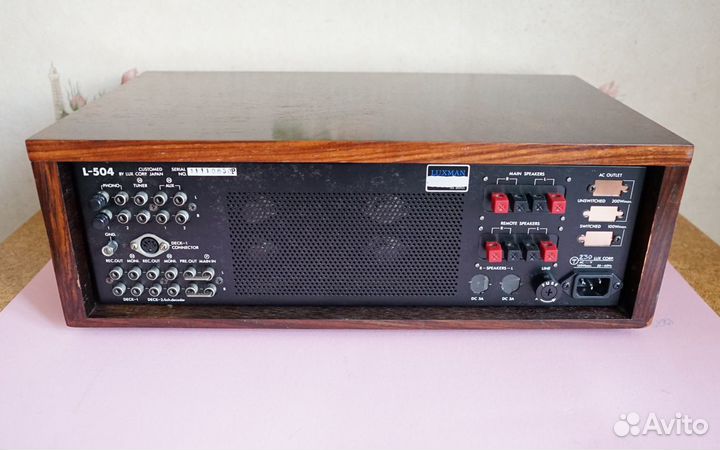 Luxman L-504. Питание 230 вольт