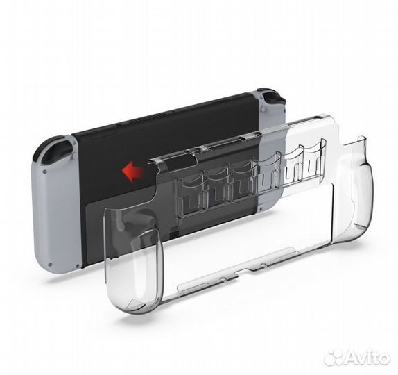 Защитный чехол Nintendo switch oled с отсеками