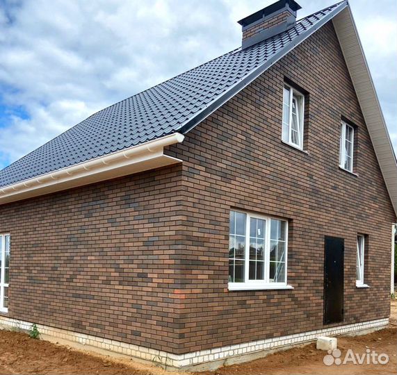 Кирпич баварская кладка, 1нф, рустик