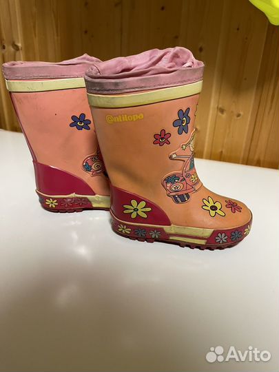 Детские резиновые сапоги