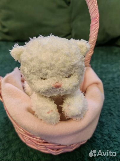 Вязаный котенок, 15 см