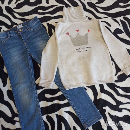 Вещи пакетом на девочку, р. 122