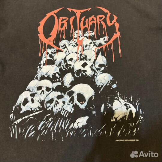 Лонгслив мерч Obituary (death metal) XL-L