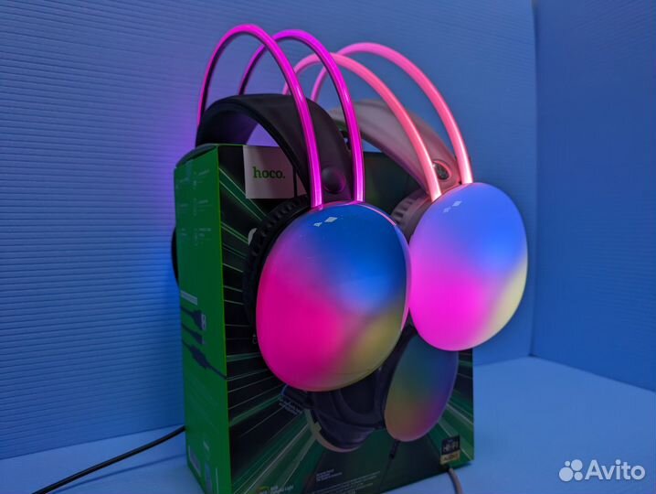 Наушники Hoco игровые для пк с микрофоном