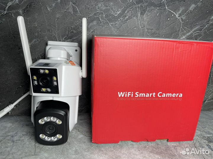 Камера видеонаблюдения 4g с симкартой двойная