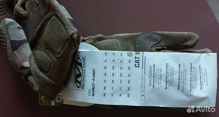 Перчатки M-pact Mechanix L тактические военные