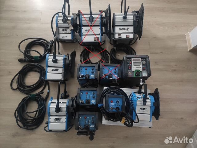 Осветительные приборы Arri HMI 200-1200 Вт (5 шт.)