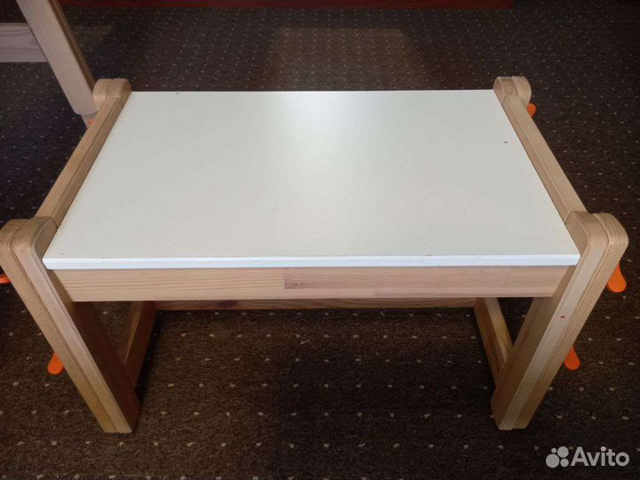 Детский стол и стул для малышей растущий IKEA