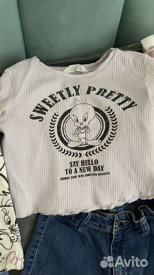 Одежда для девочки пакетом 122 128