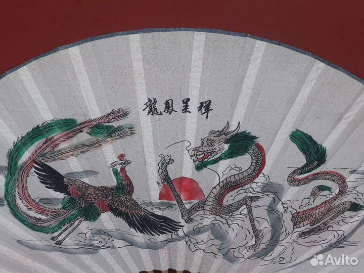 Веер интерьерный большой