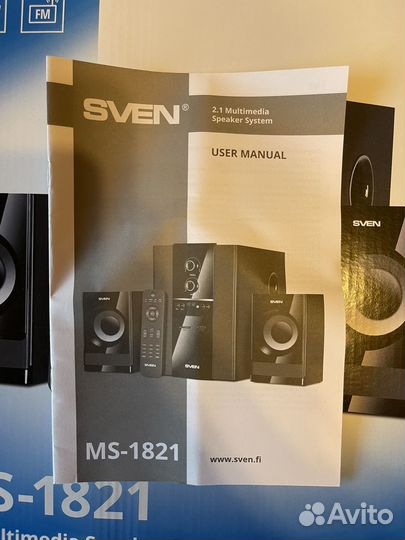 Колонки для компьютера sven MS-1821 чёрный