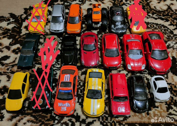 Детские машинки игрушки металлические