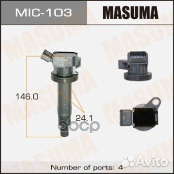 Катушка зажигания masuma MIC-103 (9008019015)