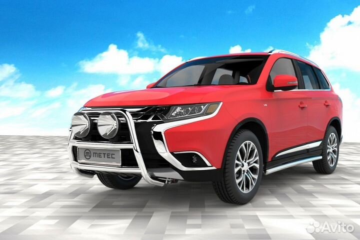 Кенгурятник для Mitsubishi outlander 3