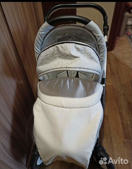 Коляска 2 в 1 эко кожа