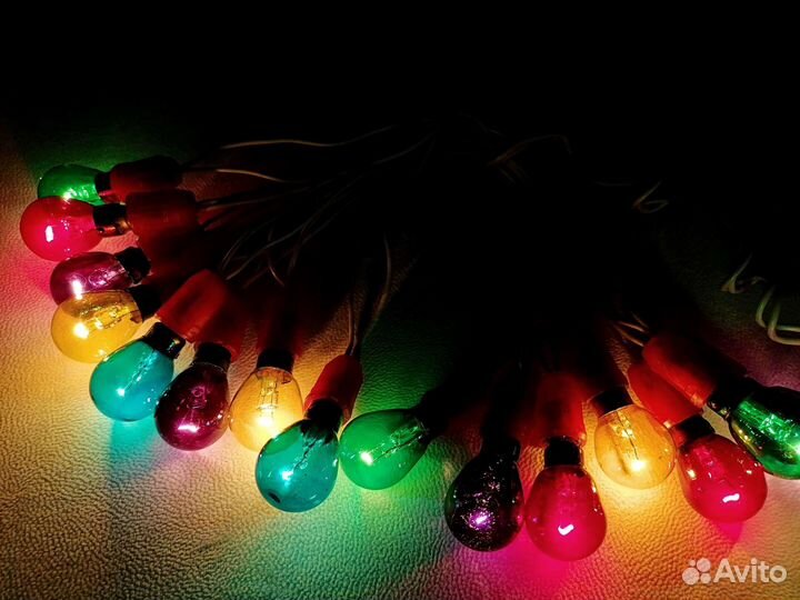 Елочная гирлянда (электрогирлянда) Ег-20А, СССР