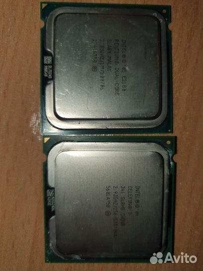 Процессор intel 2шт