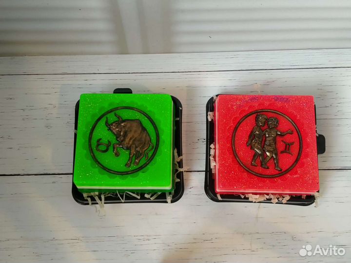 Мыло ручной работы со знаком зодиака