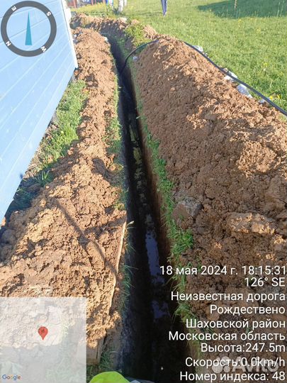 Копка траншей вручную