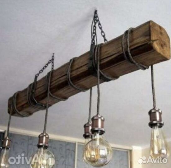 Светильник потолочный люстра лофт