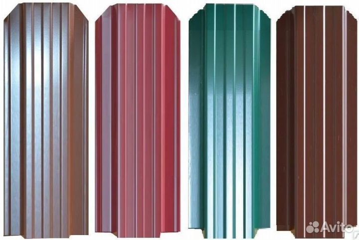 Евроштакетник круглый