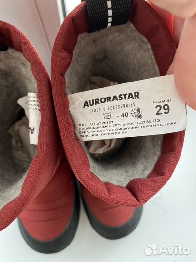 Сапоги aurorastar 29