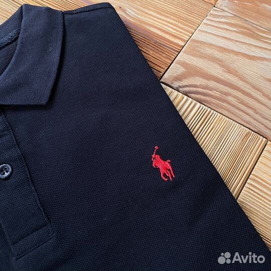 Polo ralph lauren поло черное