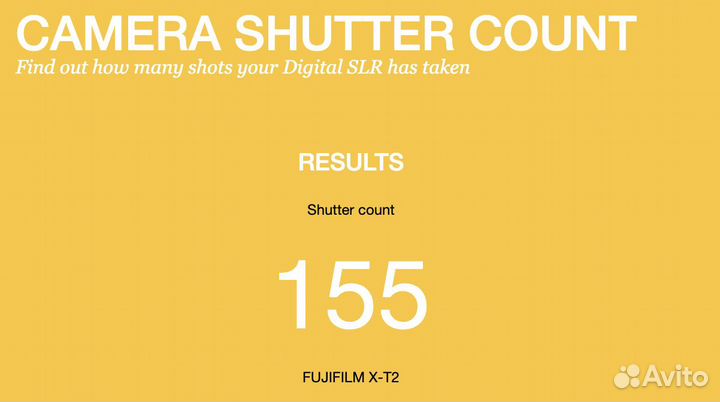 Fujifilm X-T2 Просто как новая, пробег 155 кадров