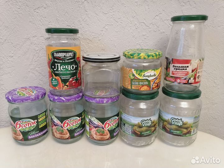 Банки стеклянные