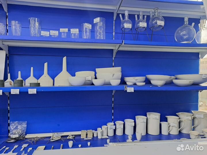 Ступки, пестики, фарфоровая посуда